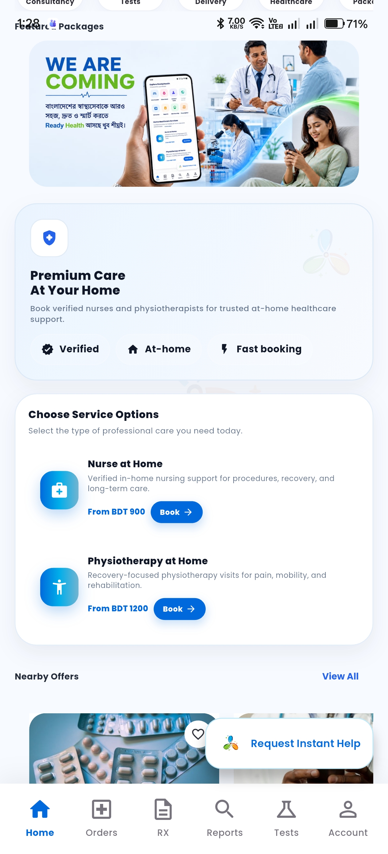 Ready Health premium care at home